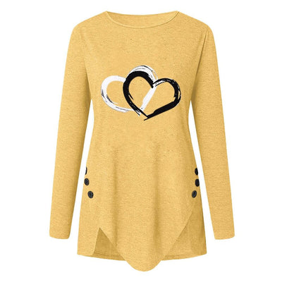 Stealing Hearts Long-Sleeved Top