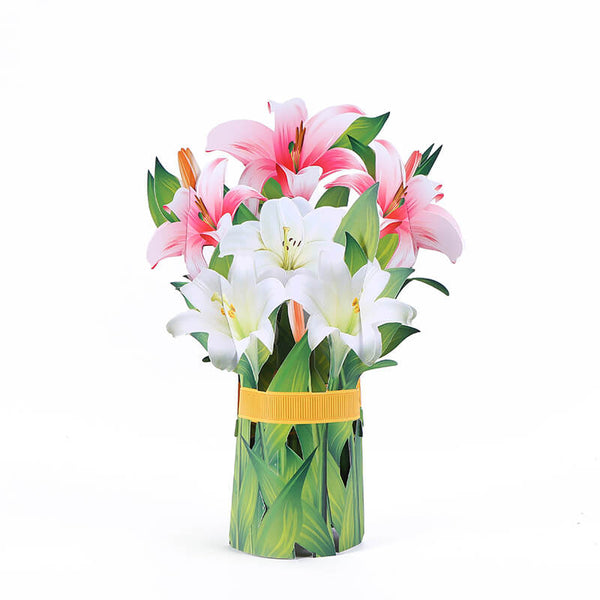 Pop Up Flower Bouquet Greeting Card