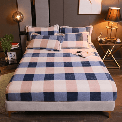 Warmth Heating Micro Fleece Extra Soft Cozy Velvet Plush Fitted Bed Sheet【FREE SHIPPING】