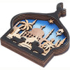 Wooden Mosque Carving Handcraft Gift