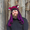 Octopus Pattern Color Block Knitted Hat