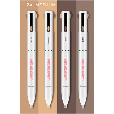 [Hot Sale 50% OFF & Buy 2 FreeShipping] 4-In-1 Brow Contour & Highlight Pen