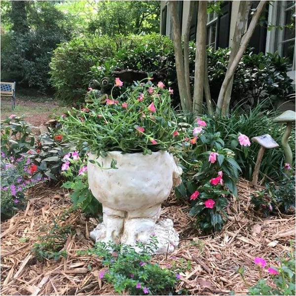 Muggly's Face Statue Planter