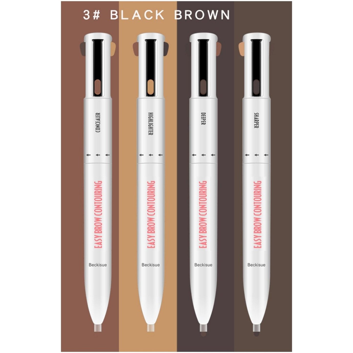 [Hot Sale 50% OFF & Buy 2 FreeShipping] 4-In-1 Brow Contour & Highlight Pen
