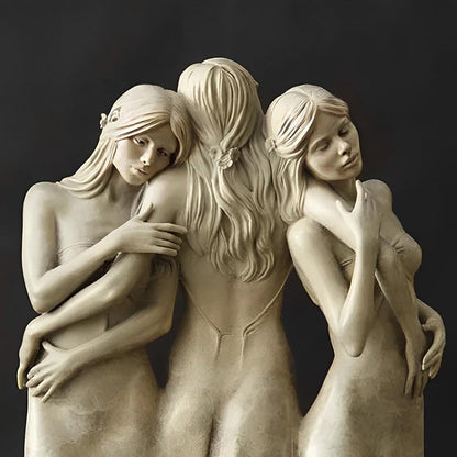 Sculpture of Three Goddess Embracing