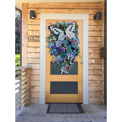 Spring Front Door Swag - Rustic Home Decor