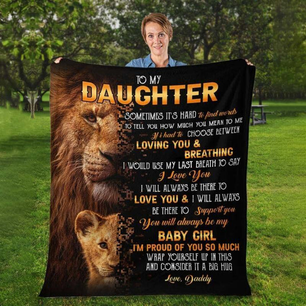To My Daughter - From Dad - A322 - Premium Blanket