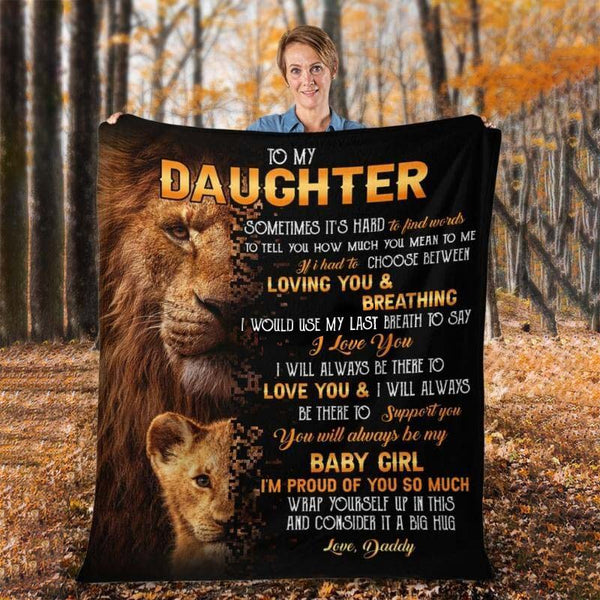 To My Daughter - From Dad - A322 - Premium Blanket