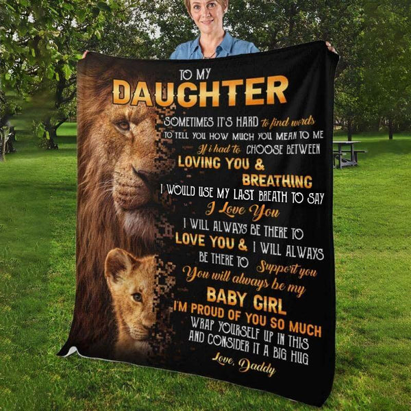 To My Daughter - From Dad - A322 - Premium Blanket
