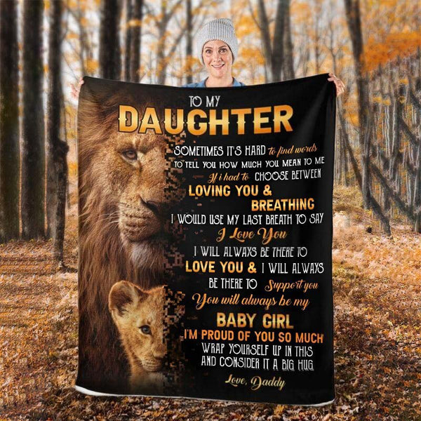 To My Daughter - From Dad - A322 - Premium Blanket