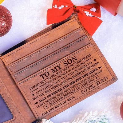 Dad To Son - You Will Never Lose - Top-grain Leather Wallet