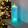 【Early Sale 40% FF+Free Shipping】Colour Changing LED Water Candle With Glitter