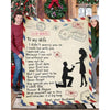 To My Wife - From Husband - A358 - Premium Blanket