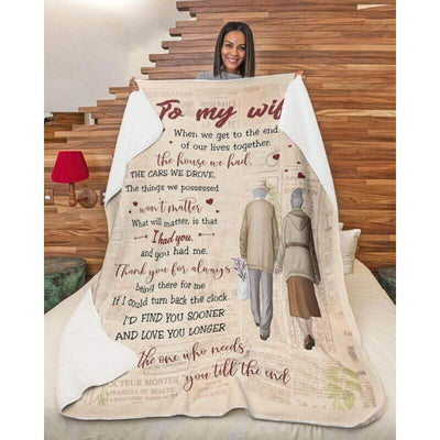 To My Wife - From Husband - A359 - Premium Blanket