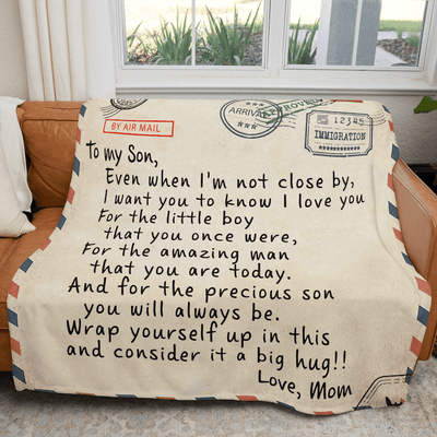 To My Son - From Mom - I Want You To Know G005 - Premium Blanket