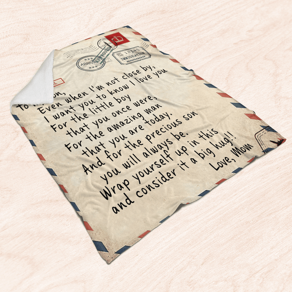 To My Son - From Mom - I Want You To Know G005 - Premium Blanket