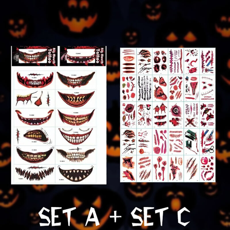 Halloween Tattoo – 🎃Halloween Prank Makeup Temporary Tattoo🎃