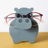 Handmade Glasses Stand F267 Lovely Hippo