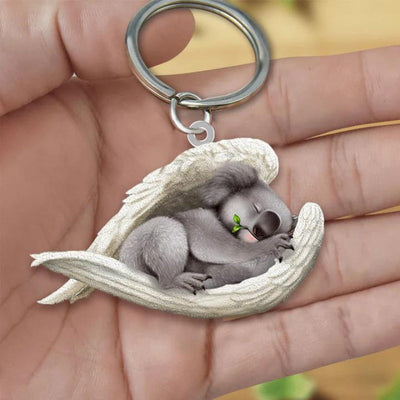 Sleeping Angel Acrylic Keychain Koala SA225