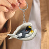 Sleeping Angel Acrylic Keychain Penguin SA240