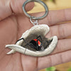 Sleeping Angel Acrylic Keychain Spider SA248