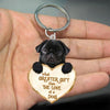 Pug What Greater Gift Than The Love Of A Dog Acrylic Keychain GG046