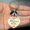 Australian Shepherd What Greater Gift Than The Love Of A Dog Acrylic Keychain GG060