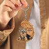 Yorkshire Terrier Forever In My Heart Acrylic Keychain FK005