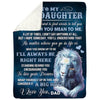 To My Daughter- From Dad - A360 - Premium Blanket
