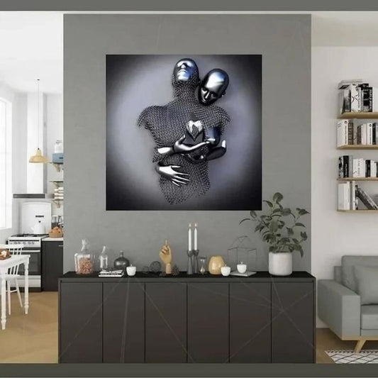 Love Heart 3D Effect Wall Art