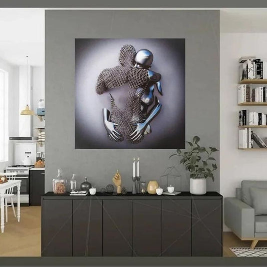 Love Heart 3D Effect Wall Art