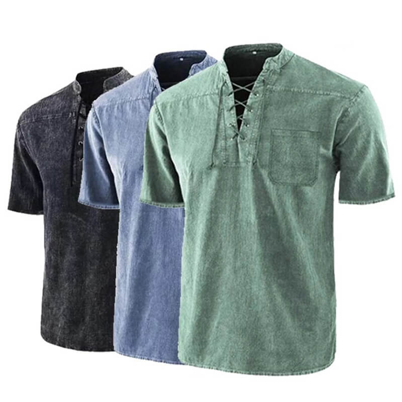 Men's Gothic Retro Short Sleeve Shirt