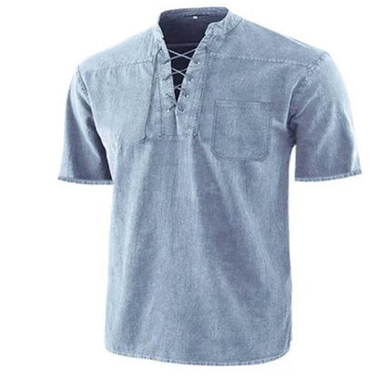 Men's Gothic Retro Short Sleeve Shirt