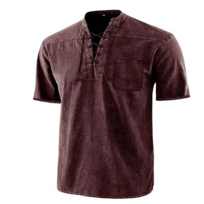 Men's Gothic Retro Short Sleeve Shirt