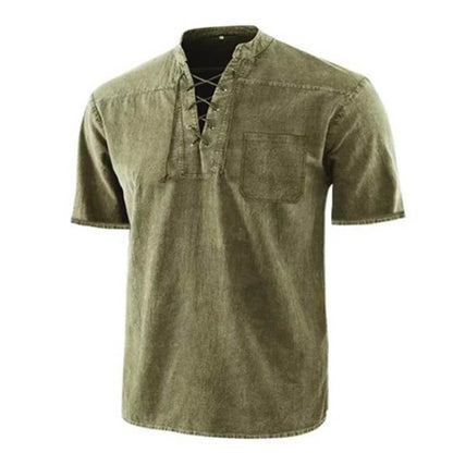 Men's Gothic Retro Short Sleeve Shirt