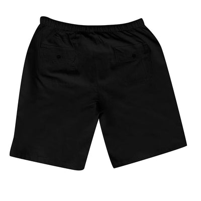 Men's Linen Multi-pocket Drawstring Design Casual Shorts