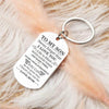 Mom To Son - Be The Great Man - Inspirational Keychain