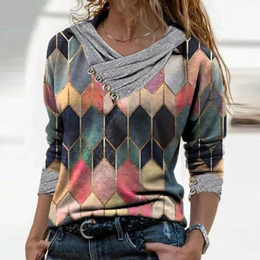 New Art Form Printed Top