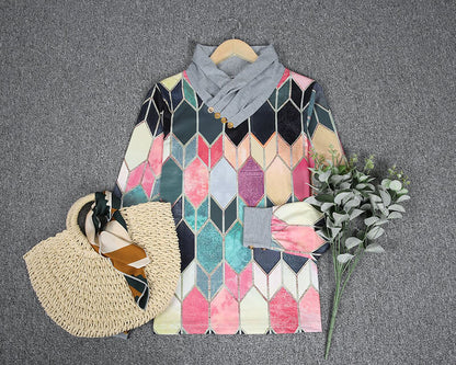 New Art Form Printed Top