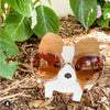 Handmade Glasses Stand F249 Lovely Papillon