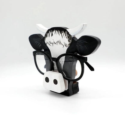 Handmade Glasses Stand F045 Cow