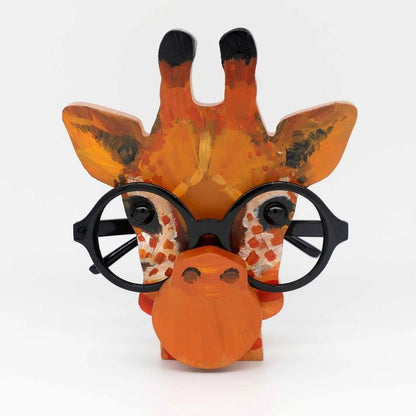 Handmade Glasses Stand F036 Lovely Giraffe