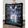 To My Son - From Mom  - A373 - Premium Blanket