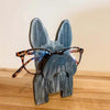 Handmade Glasses Stand F254 Lovely Schnauzer