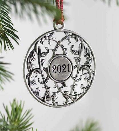 Solid Pewter Christmas Tree Ornament【60%OFF & BUY 4 FREE SHIPPING】