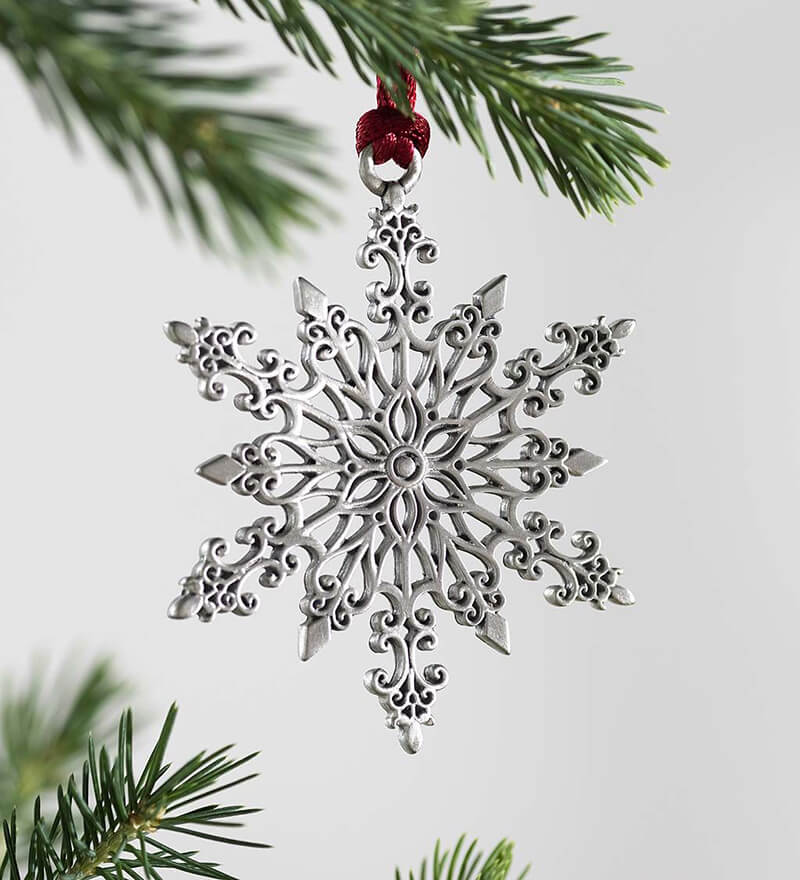Solid Pewter Christmas Tree Ornament【60%OFF & BUY 4 FREE SHIPPING】