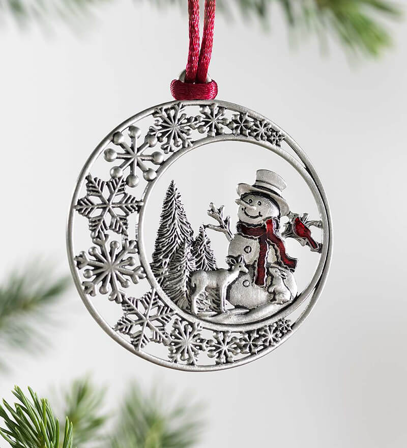 Solid Pewter Christmas Tree Ornament【60%OFF & BUY 4 FREE SHIPPING】