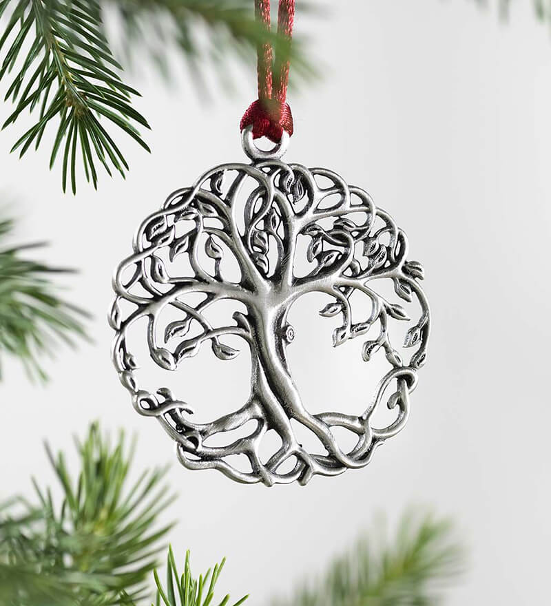Solid Pewter Christmas Tree Ornament【60%OFF & BUY 4 FREE SHIPPING】