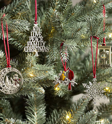Solid Pewter Christmas Tree Ornament【60%OFF & BUY 4 FREE SHIPPING】