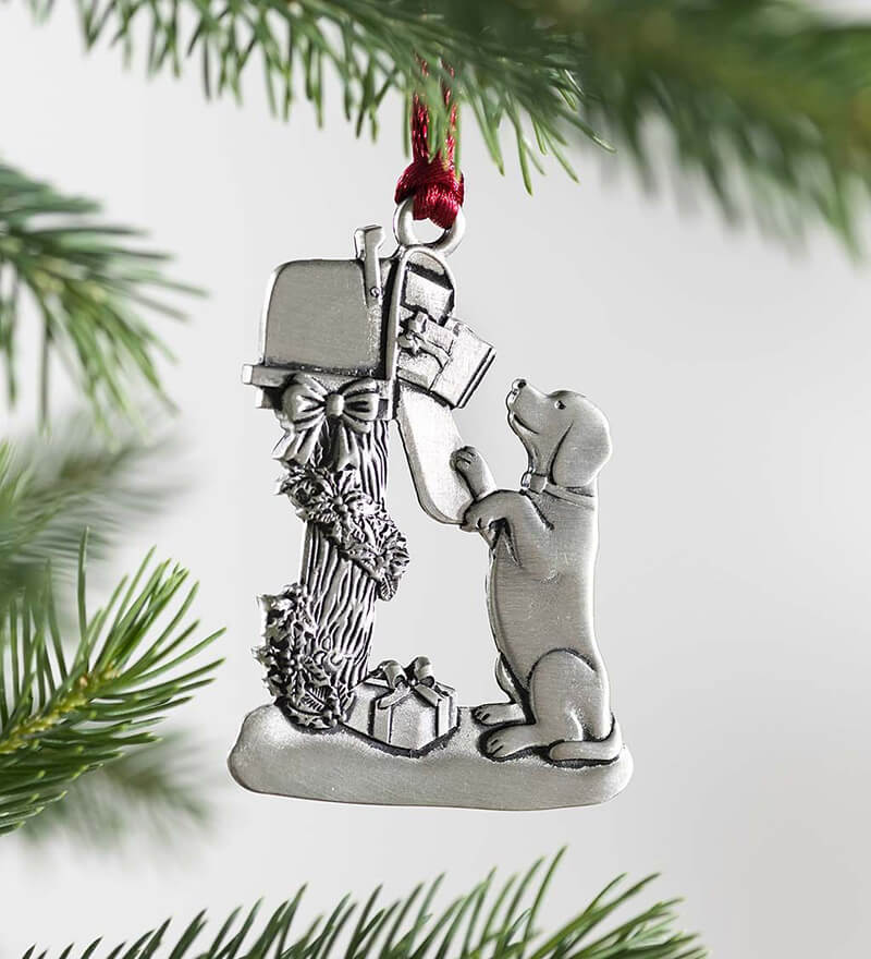 Solid Pewter Christmas Tree Ornament【60%OFF & BUY 4 FREE SHIPPING】